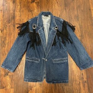 Retro Western Fringe Jacket